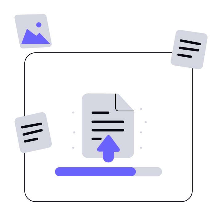 CloudVault Upload illustration